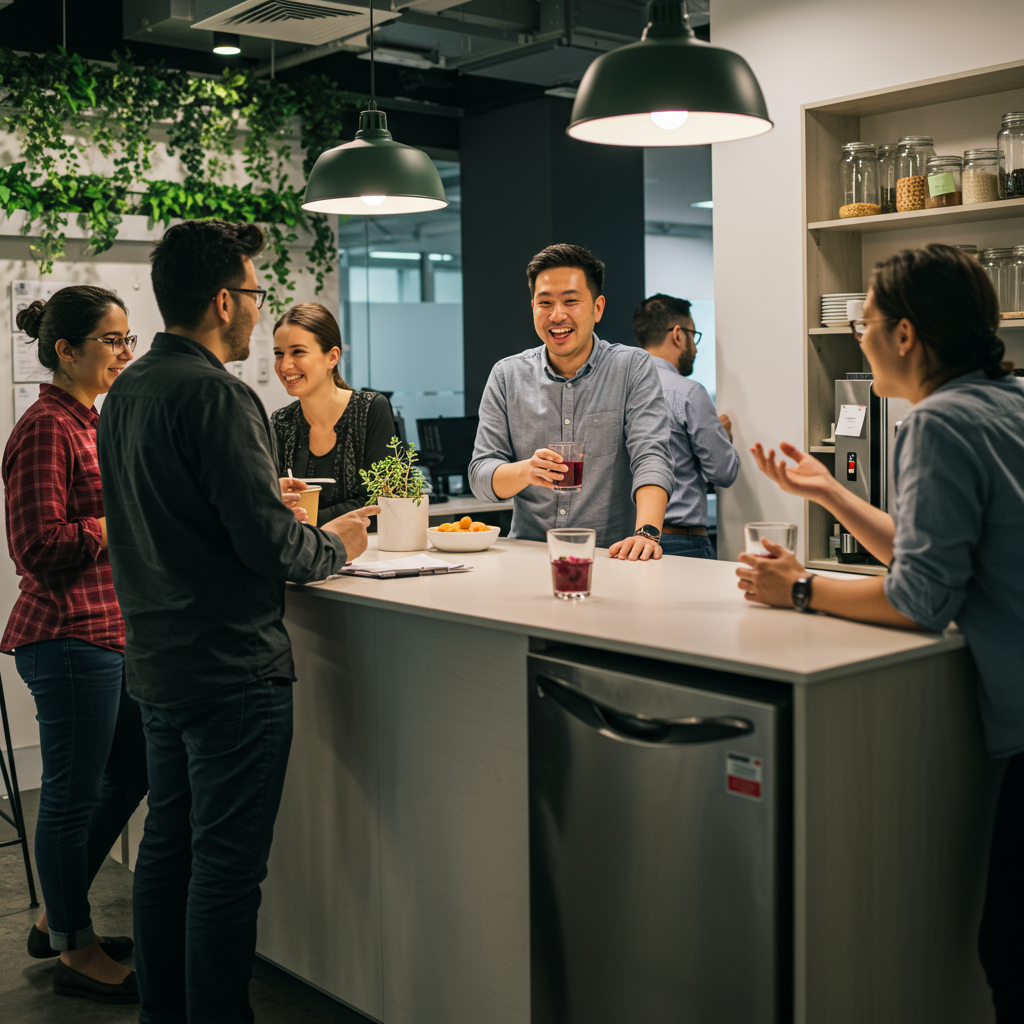 Moderne kontormiljø